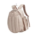 thumbnail image 3 of Quzzie Tennis Bag with Carrying Strap Tennis Racket Bag Sports Duffle Organizer Waterproof Polyester Material Suitable for Gym School Hiking Biking Outdoor Use Brown, 3 of 8