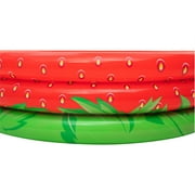 H2OGO! Sweet Strawberry Round Above-Ground Inflatable Play Pool