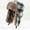 Black white, variant on Winter Trapper Hat - Russian Ushanka Trooper Aviator Hats for Men & Women - Snow Eskimo Hat with Ear Flaps for Cold Weather (Lumberjack),Black blue