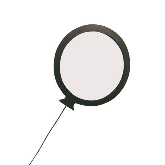 Toystoory Espejo acrílico con forma de luna con luces LED para un reflejo nítido. Espejo con luz para maquillaje. Decoración del hogar