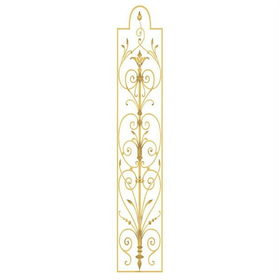 Wrought Iron Panel Wall Stencil SKU #2520 by Designer Stencils