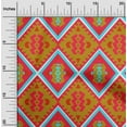 thumbnail image 2 of oneOone Cotton Cambric Red Fabric Tribal Sewing Material Print Fabric By The Yard 56 Inch Wide, 2 of 4