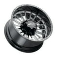 thumbnail image 3 of 20x12 WELD Off-Road W121 Scorch Gloss Black and Milled Wheel 8x6.5 (-44mm), 3 of 3