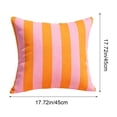 thumbnail image 3 of Bwomeauty Bedroom Decor, Outdoor Waterproof Pillow Cover Home Geometric Stripe Patterns Simples Sofa Chair Cushion, Holiday Gifts, 1pc, 3 of 6