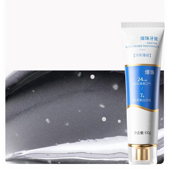Mineart Lysozyme Active Bead Whitening Toothpaste 100g, Stain Remover Fresh Breath Anti-cavity Toothpaste for Daily Oral Care