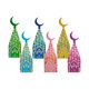 thumbnail image 3 of 6 piezas Eid Ramadán caja de dulces ligero Ramadán bolsas de regalo caja de embalaje de regalos Multicolor, 3 of 9
