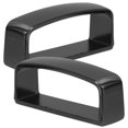 thumbnail image 1 of Raindrops 2Pcs Metal Belt Loop Keeper Dark Grey Durable Stainless Steel Belt Loop Connector for Sewing, 1 of 8