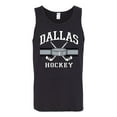 thumbnail image 2 of Wild Bobby City of Dallas Hockey Fantasy Fan Sports Men's Tank Top, Black, XX-Large, 2 of 5