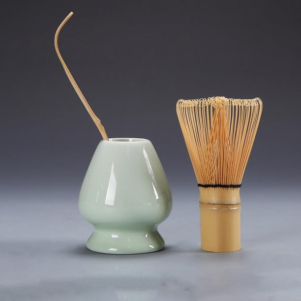 Kits de Matcha japonés, soporte de Matcha de cerámica, , Matcha para Kits de Matcha G verde perfecl Soporte para batidor Matcha