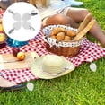thumbnail image 4 of 4Pcs Tablecloth Weights Oval Stone Iron for Home Party Picnic Garden Patio Outdoor Use, 4 of 8