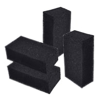 Delapan Pre-Filter Sponge Aquarium Filter for Aquarium Filter Pads Open Cell Foam 7.5" x 4" x 2.75", 4 Pack
