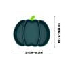 PEONAVET Dining Plate Halloween Pumpkin Large Suction Cup Complementary Food Box Integrated Compartment Tableware