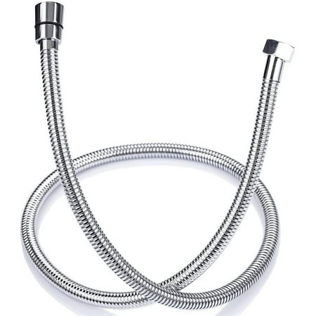Flexible de Douche 1.2m en Acier Inoxydable Anti Torsion . Tuyau de Douche Raccord Standard G 1/2 Universel. Accessoires Salle de Bains Adaptable à Toutes les Douchettes