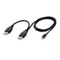 thumbnail image 5 of Chenyang CY USB2.0 Dual Two A type Male to Mini 5-Pin Male Y Cable for Hard Disk Drive Case Cable, 5 of 7