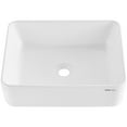 VEVOR Modern Ceramic Vessel Sink 19"x14.7" Bathroom Vanity Bowl