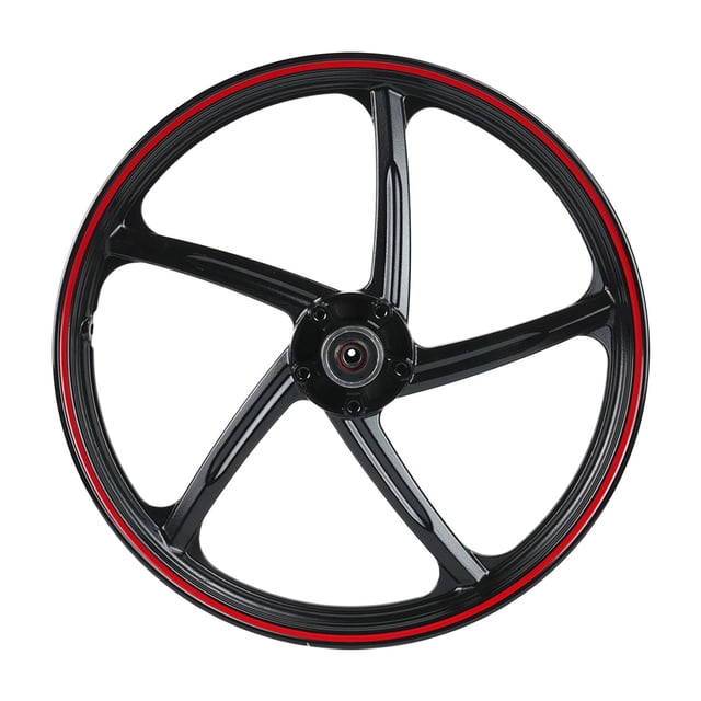 Rin 17 Delantero Negro Filo Rojo Italika 125 Z (16-19)