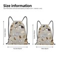 thumbnail image 2 of Wukai Dog Animal Drawstring Backpack Bag Sport Gym Sackpack Large Size String Backpack Cinch for Women Men-Medium, 2 of 6