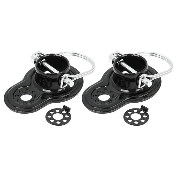 Unique Bargains 2pcs Universal Bicycle Trailer Coupler Attachment Bike Trailer Hitch Replacement Metal