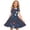 Multicolor, variant on Amidoa Girl Dresses Swing Short Sleeve A-Line 4th of July Dress Summer Casual Sundress for Kids Multicolor Size 5T