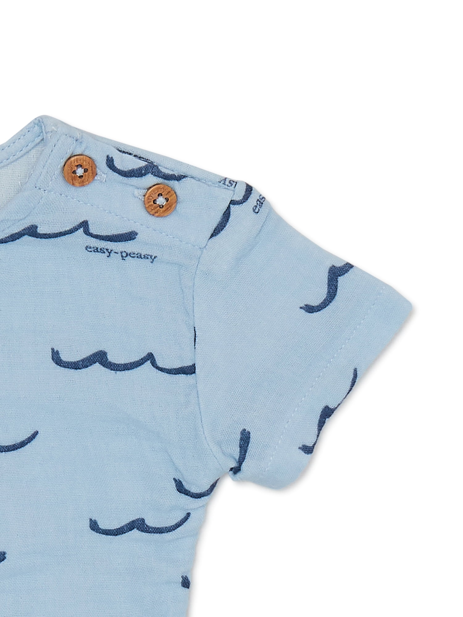 easy-peasy Baby Short Sleeve Print Tee, Sizes 0M-24M
