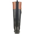 thumbnail image 3 of Tommy Hilfiger Women's Ilia Leather Logo Riding Boots Black Size 6, 3 of 3