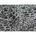 thumbnail image 3 of Ambesonne Leopard Print Quilted Bedspread Set 3 Pcs, Grey Wild Cat Spots, Queen, Black and Grey, 3 of 4