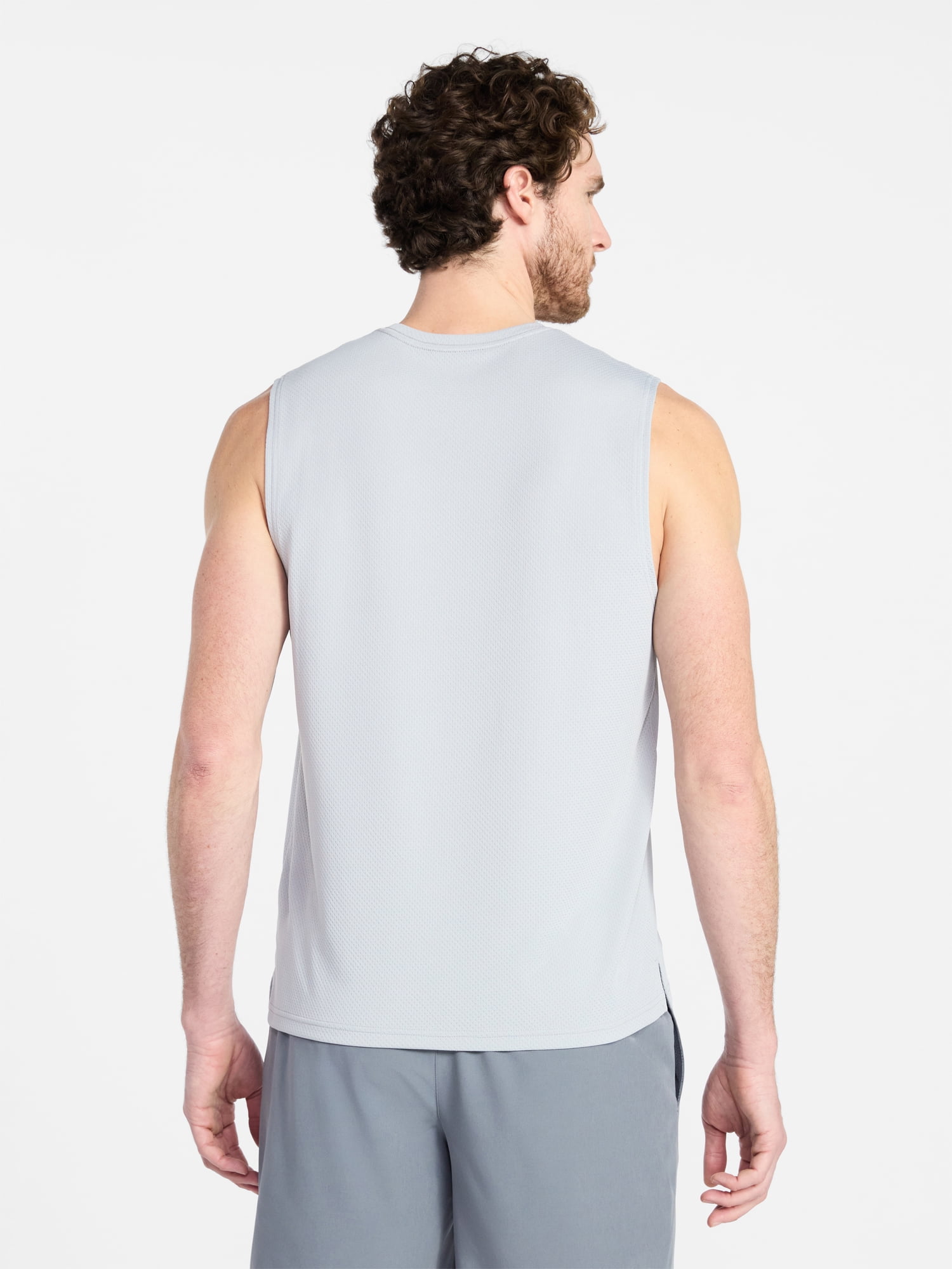 Athletic Works Men’s Sleeveless Mesh Muscle Tee, Sizes XS-5XL