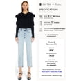 thumbnail image 3 of Kancan - Mid-Rise Cropped Straight Leg Jeans (27" Inseam) - KC20063M, 3 of 8