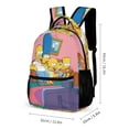 thumbnail image 2 of Simpsons Backpacks Cute School Bag Bookbag Casual Daypack Outdoor Travel Back Pack, 2 of 8