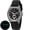 Black-Fluororubber, variant on Automatic Titanium Watch for Men 100M Waterproof Fashion Men's Watch Super Luminous Male Analog Mechanical Wrist Watch, AR Sapphire Glass Small Seconds Sub-dial Date Calender Birthday Present