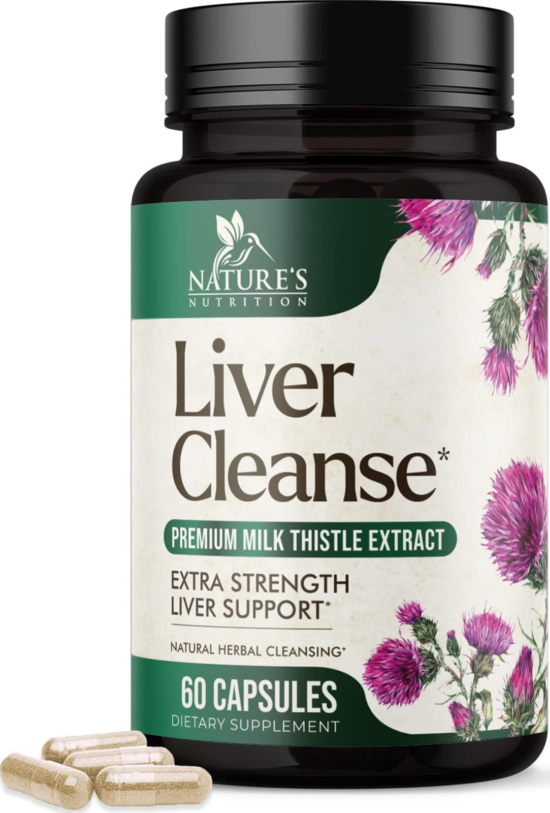 Liver Cleanse Detox & Repair Formula Herbal Liver Support Supplement