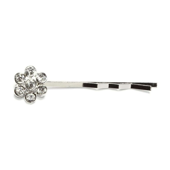 Athra Women's Flower Hair Pin, Silver,OS - US
