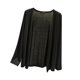 thumbnail image 1 of Cárdigan de mujer Wraps, chal fino de manga larga para mujer, protección solar, blusa de poliéster para mujer, 1 of 8