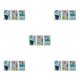 thumbnail image 2 of Matsuzay 3 Pieces Luminous Sticker Glowing Wallpapers Underwater Biological PVC Fluorescent Self-adhesive Pasters Ceiling Decals Animal Type2 NO2, 2 of 6