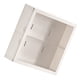 thumbnail image 4 of Vitrina de pared para guardar figuras, caja ciega, expositor de manualidades, a prueba de polvo, color blanco, 4 of 13