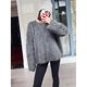 thumbnail image 1 of Suéter de terciopelo de visón sintético grueso para otoño e invierno, suéter holgado de estilo perezoso para mujer, 1 of 6