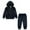 style-02 Black, variant on Baby Boy Clothes Hoodies Pants Set Toddler Boy Spring Fall Winter Clothes Size 12 24 Months (Purple,12-24 Months)