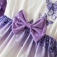 thumbnail image 6 of Piuwrlz Back to School Dress Sets for Schoolgirl Long Sleeved Jacket and Skirt Set New Printed Skirts Suits Purple Size 2 Years, 6 of 9