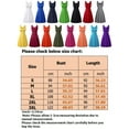 thumbnail image 3 of Innerwin Robe d'Été de Plage Col Rond Femme Robes Midi Fête Couleur Unie Robe Longue Orange Clair m, 3 of 3
