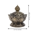 thumbnail image 4 of Miangastore Incense Burner Copper 1Pc 2.9x2.7in, 4 of 8