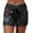 Black, variant on Swim Shorts Women Casual Print Comfy Pajama Pockets Drawstring Plus Size Shorts for Women,Grey,S