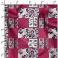 thumbnail image 2 of Soimoi Cotton Cambric Pink Fabric By the Yard - 42 Inch Wide - African Tribal Material - Artistic and Modern Patterns for Various Uses Printed Fabric, 2 of 6