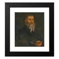 thumbnail image 2 of Circle of Nicolas Neufchatel 15x17 Black Modern Framed Museum Art Print Titled - Portrait of an Old Man, Head and Shoulders, 2 of 5