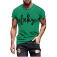 thumbnail image 1 of Camiseta de Manga Corta Impresa de Estilo Masculino, Tops Cortos para las Mujeres Pullover Casual Primavera Verano Uso Diario, 1 of 5