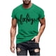 thumbnail image 1 of Camiseta de Manga Corta Impresa de Estilo Masculino, Tops Cortos para las Mujeres Pullover Casual Primavera Verano Uso Diario, 1 of 5