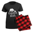 thumbnail image 5 of CafePress - Grandma Bear Women's Dark Pajamas - Women's Short Sleeve Print T-Shirt and Pants Dark Cotton Pajama Set, 5 of 7