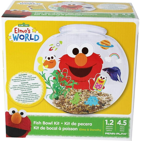 Penn Plax Elmo's World 1.2 Gal Tank Kit