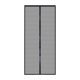 thumbnail image 1 of Puerta mosquitera magnética: fibra de vidrio reforzada, imanes autosellantes, cortina de malla resistente, tamaño de puerta 37" x 83" (negro), 1 of 5