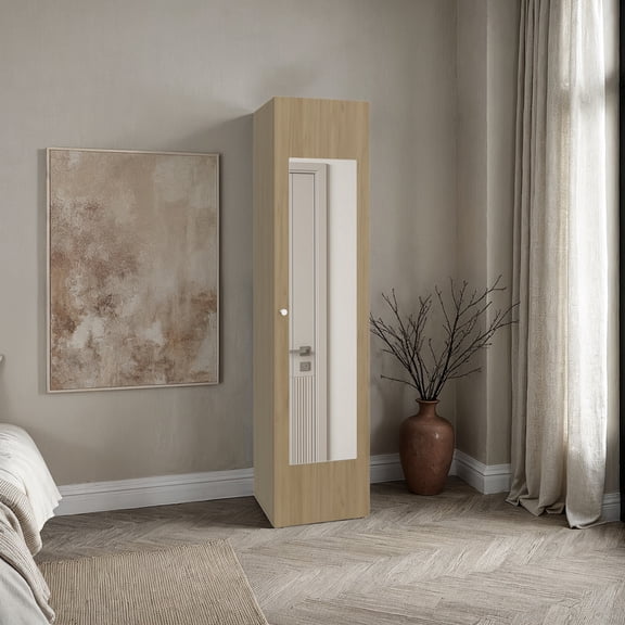 Jasmine Wardrobe Whit Mirror