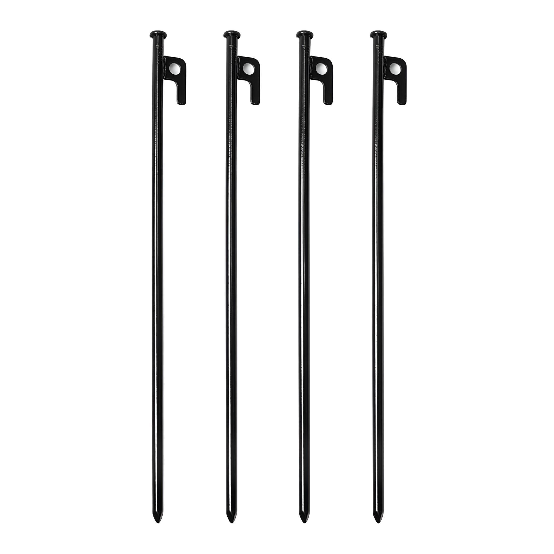 MISSMILE 2026 New 4Pcs/Set Heavy Duty Tent Stakes, Awning Anchor Tarp Pegs, Canopy Ground Nails, Outdoor Garden Camping Hiking Trip Accessories 40Cm